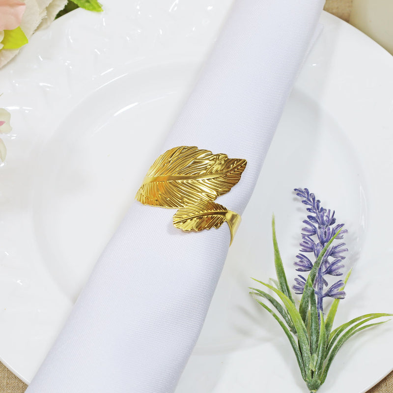 Gold Leaf Napkin Ring