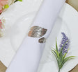 Silver Leaf Napkin Rings