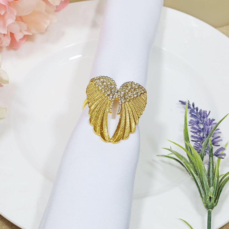 Gold Angel Collapsible Napkin Ring