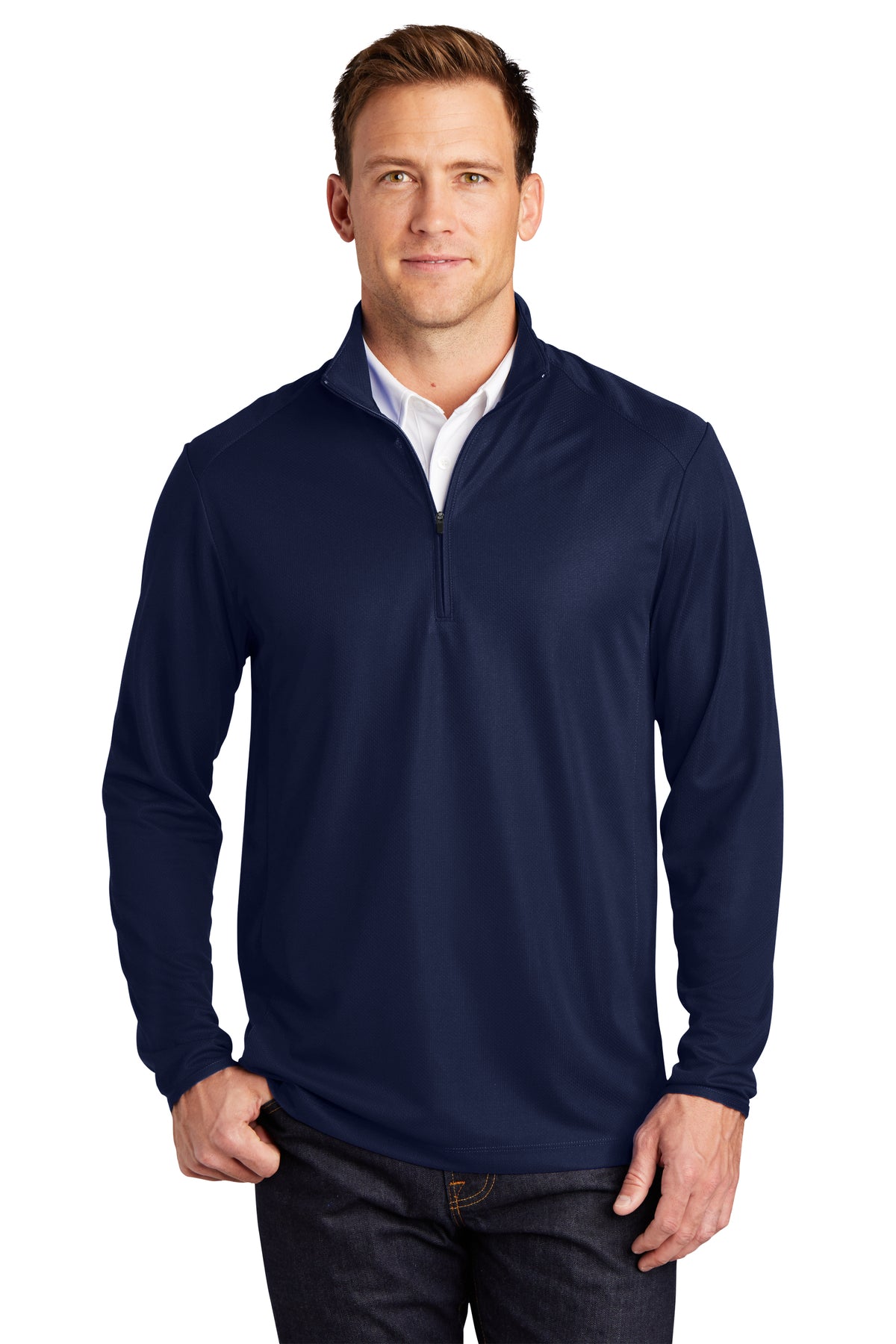 Port Authority® Pinpoint Mesh 1/2-Zip