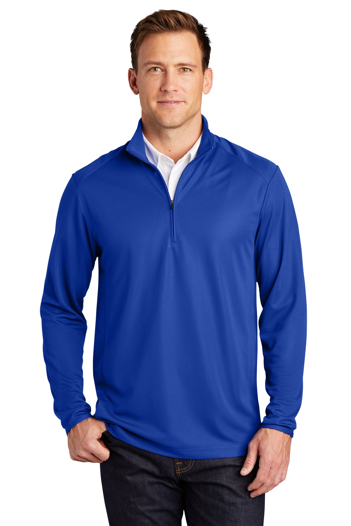 Port Authority® Pinpoint Mesh 1/2-Zip