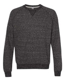 JERZEES Unisex Snow Heather French Terry Crewneck Sweatshirt