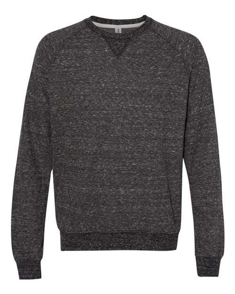 JERZEES Unisex Snow Heather French Terry Crewneck Sweatshirt