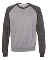 JERZEES Unisex Snow Heather French Terry Crewneck Sweatshirt