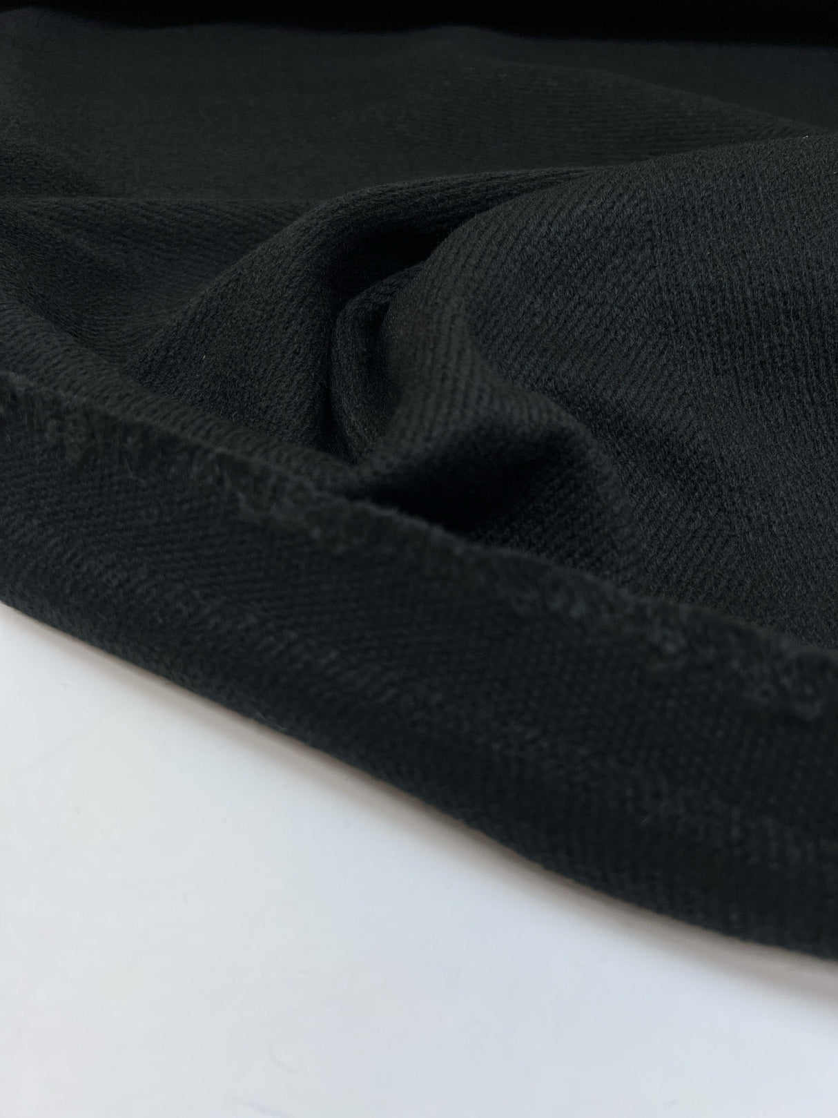 Black Acrylic Polyamid Tweed