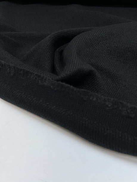 Black Acrylic Polyamid Tweed