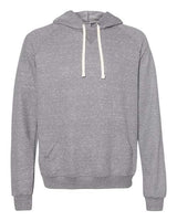 JERZEES Unisex Snow Heather French Terry Raglan Hooded Sweatshirt
