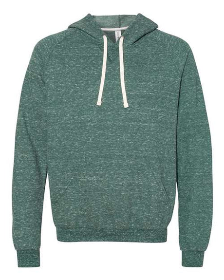 JERZEES Unisex Snow Heather French Terry Raglan Hooded Sweatshirt