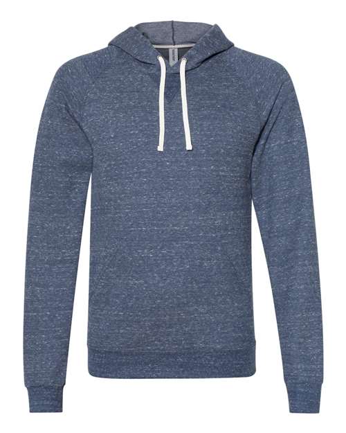 JERZEES Unisex Snow Heather French Terry Raglan Hooded Sweatshirt