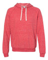 JERZEES Unisex Snow Heather French Terry Raglan Hooded Sweatshirt