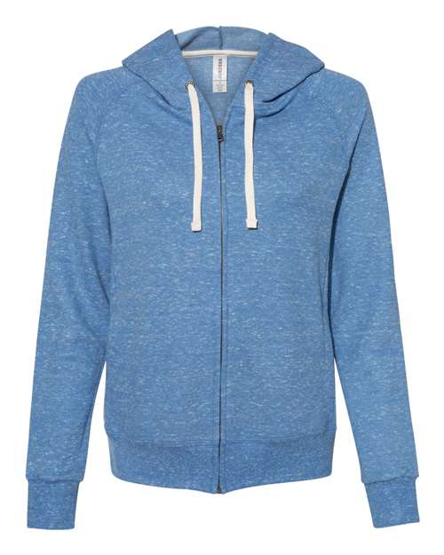 Women's Snow Heather French Terry Full-Zip Hooded Sweatshirt