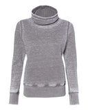 J. America Women's Zen Fleece Cowl Neck Sweatshirt