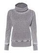 J. America Women's Zen Fleece Cowl Neck Sweatshirt