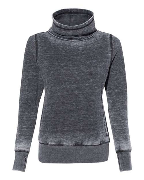 J. America Women's Zen Fleece Cowl Neck Sweatshirt
