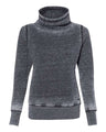 J. America Women's Zen Fleece Cowl Neck Sweatshirt
