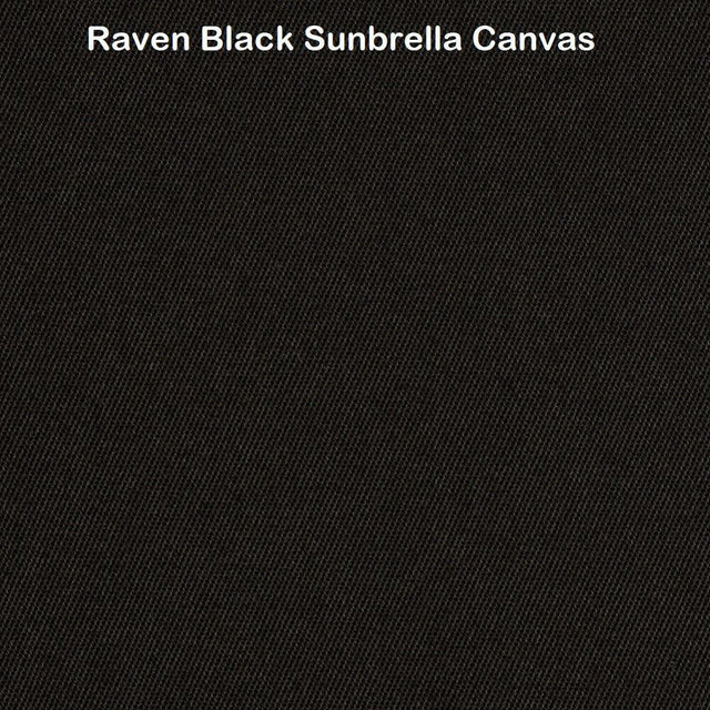 Raven Black Sunbrella Acrylic Fabric - Outdoor Upholstery Canvas, 54" Width (1 Yard)