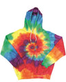 Blended Tie-Dyed Hooded Sweatshirt