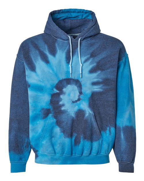 Blended Tie-Dyed Hooded Sweatshirt