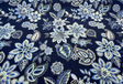 Waverly Charismatic Delft Blue Floral Drapery Upholstery Fabric - Delft Blue Floral, 54" Width (1 Yard)