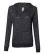 J. America Women’s Cozy Jersey Hooded Full-Zip
