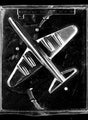 3D Jumbo Jet Airplane Chocolate Mold - Bottom - LPM301B