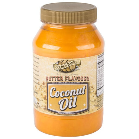 Golden Barrel 32 fl. oz. Butter Flavored Coconut Oil - 12/Case