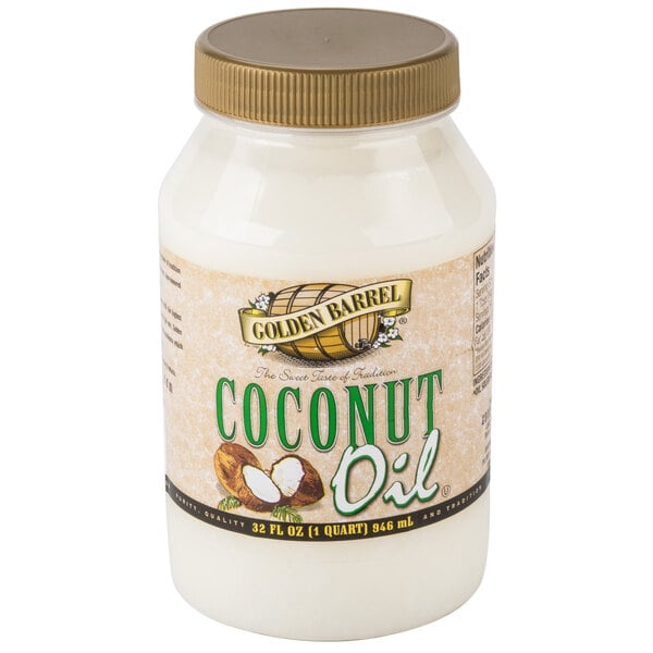 Golden Barrel 32 fl. oz. Coconut Oil - 12/Case