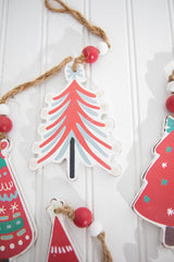 5” Wooden Christmas Tree Ornament