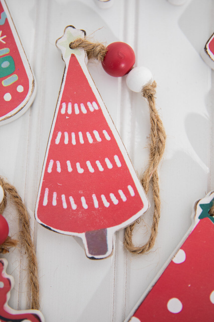 5” Wooden Christmas Tree Ornament