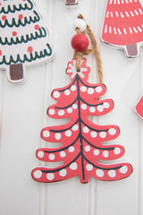 5” Wooden Christmas Tree Ornament
