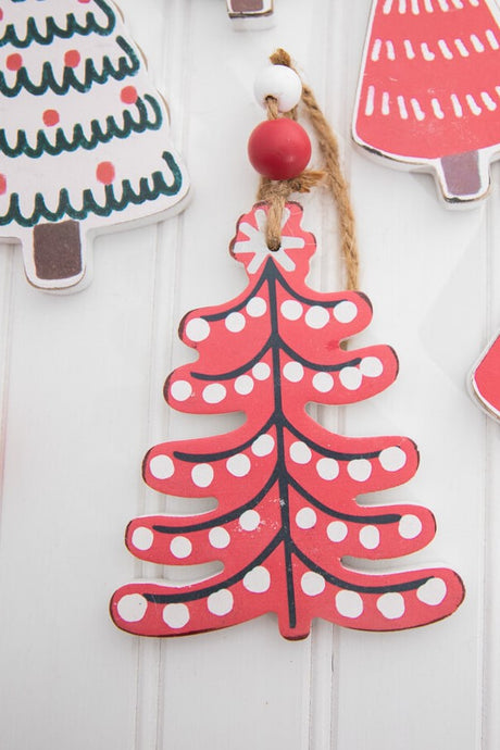 5” Wooden Christmas Tree Ornament