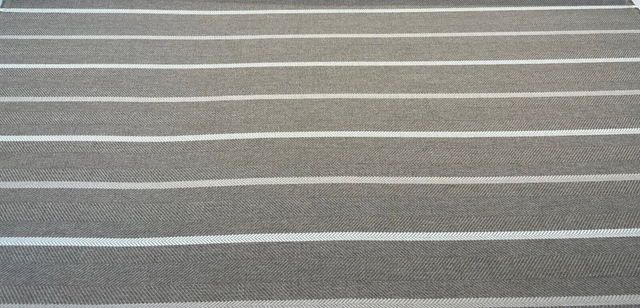 Sunbrella Sterling Alpaca Acrylic Fabric - Sterling Alpaca Stripe, 54" Width (By The Yard)