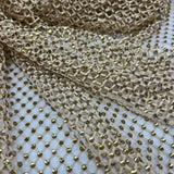 Diamond Fishnet 4-Way Stretch Fabric