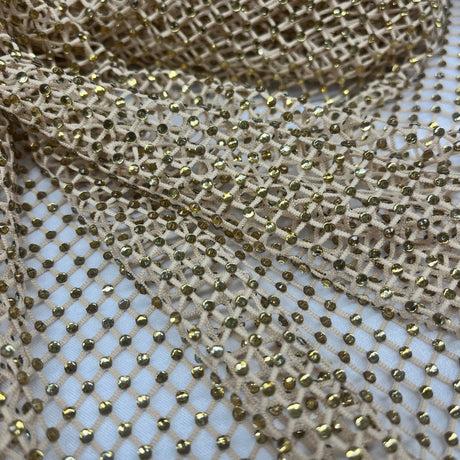 Diamond Fishnet 4-Way Stretch Fabric