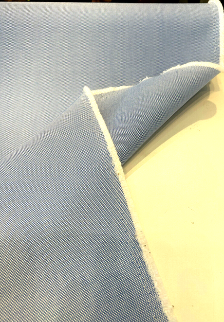 Sunbrella Sailcloth Acrylic Fabric - Capri Blue, Solid & Variegated, 54" Width (1 Yard)