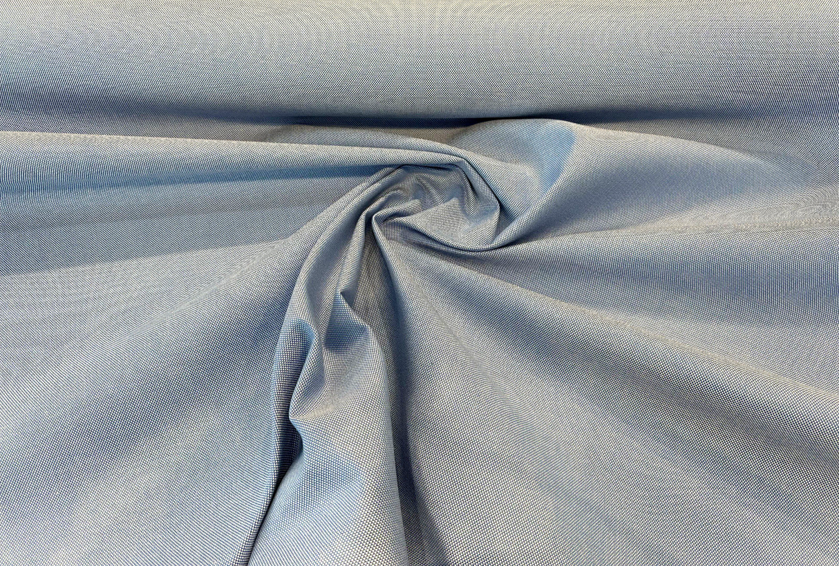 Sunbrella Sailcloth Acrylic Fabric - Capri Blue, Solid & Variegated, 54" Width (1 Yard)