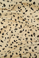 Leopard Print Twill Woven Fabric