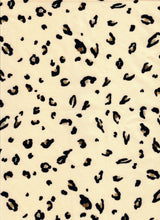 Leopard Print Twill Woven Fabric