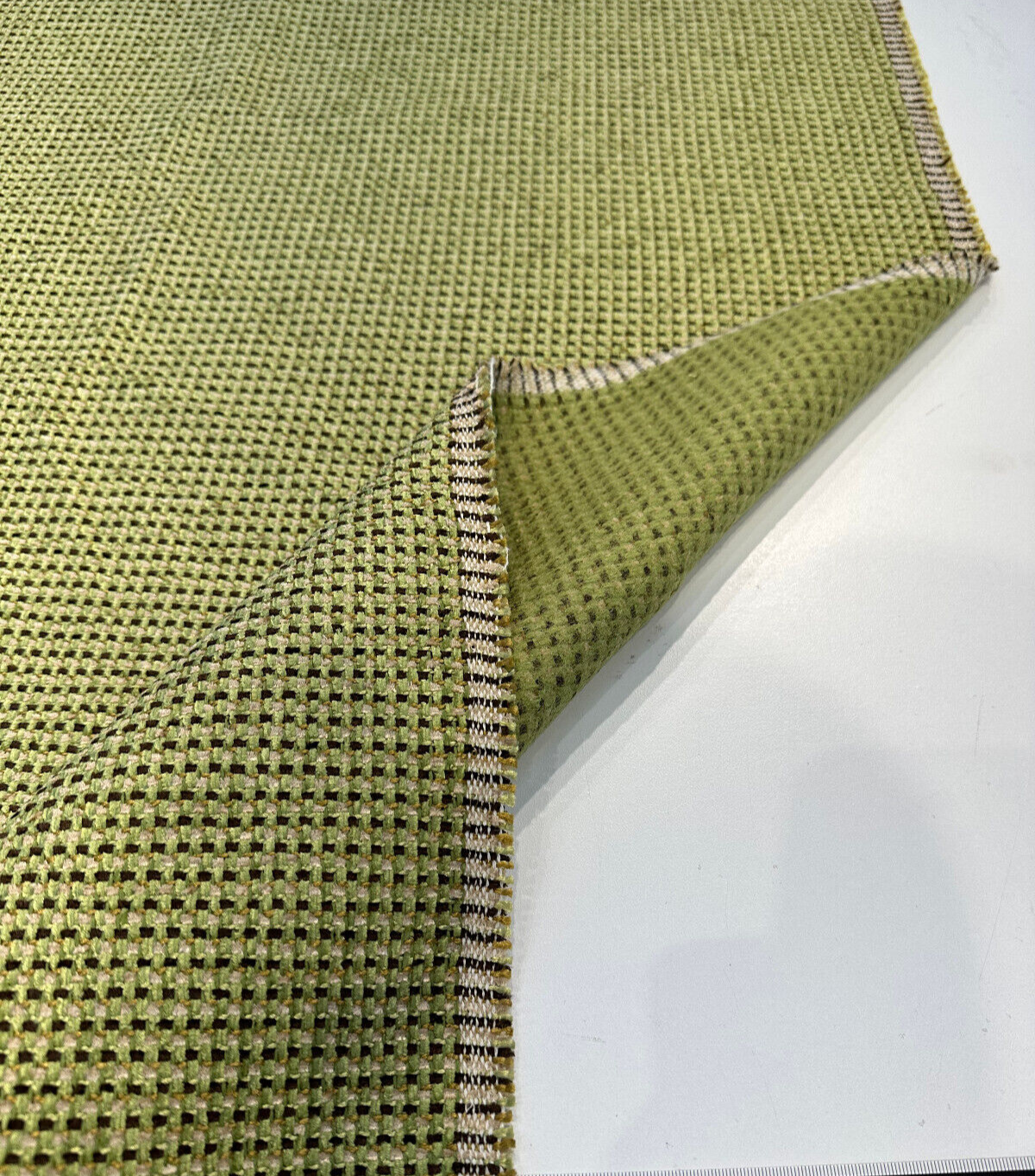 P Kaufmann Pennington Polyester Fabric - Green Cust Pear Basket Plaid/Check, 54" Width (By The Yard)