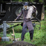 72" Grave Robber Animated Halloween Prop