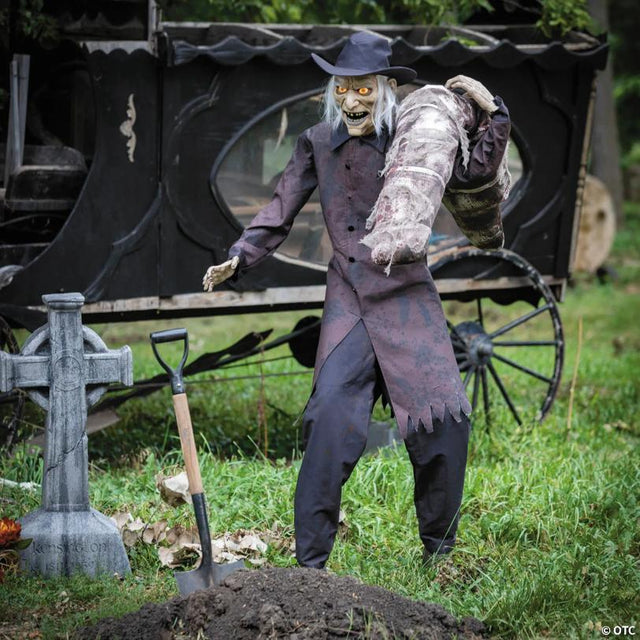 72" Grave Robber Animated Halloween Prop