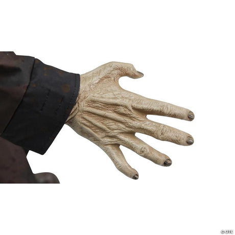 RADYAN Life-Size Animated Grave Robber Halloween Prop with Sound Effects shown in a clear product image
