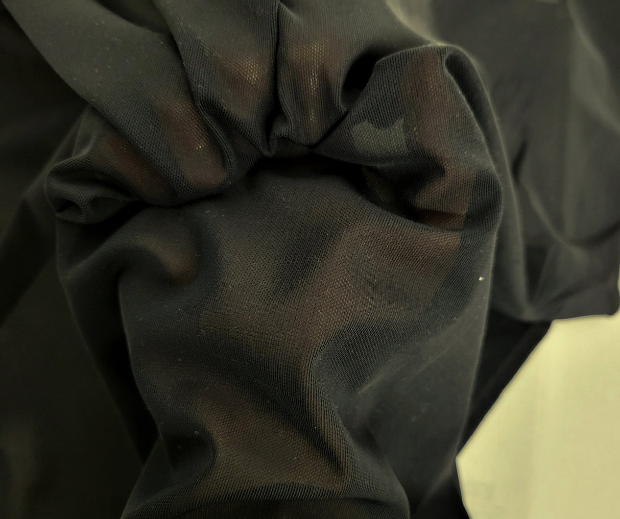 Power Mesh Black Nylon Spandex