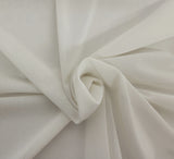 Power Mesh White Nylon Spandex