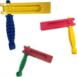 Traditional plastic Purim gragger noisemaker in assorted colors