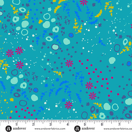 Cotton Print Equanimity Pond Fabric 44/45"