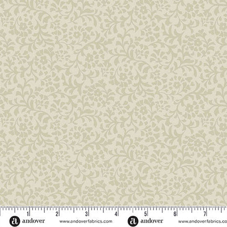 Cotton Wideback Fabric Linen Vine Moody Hues 108"