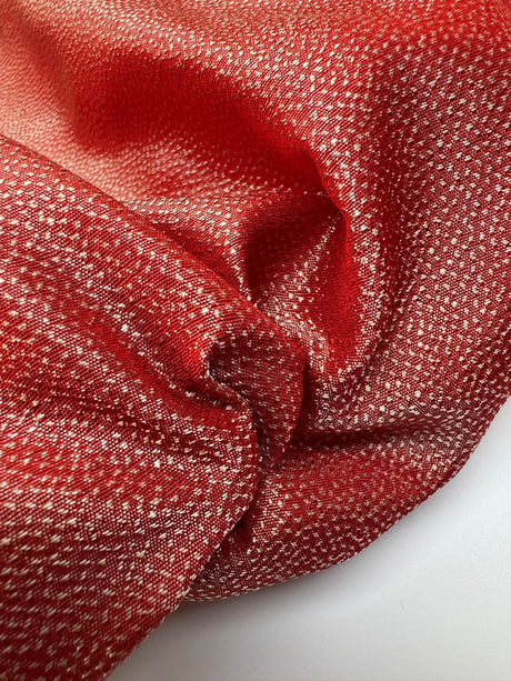 Red Golden Blend Fabric