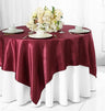 Seamless Square Satin Table Overlay Premium Polyester