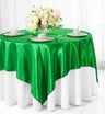 Seamless Square Satin Table Overlay Premium Polyester